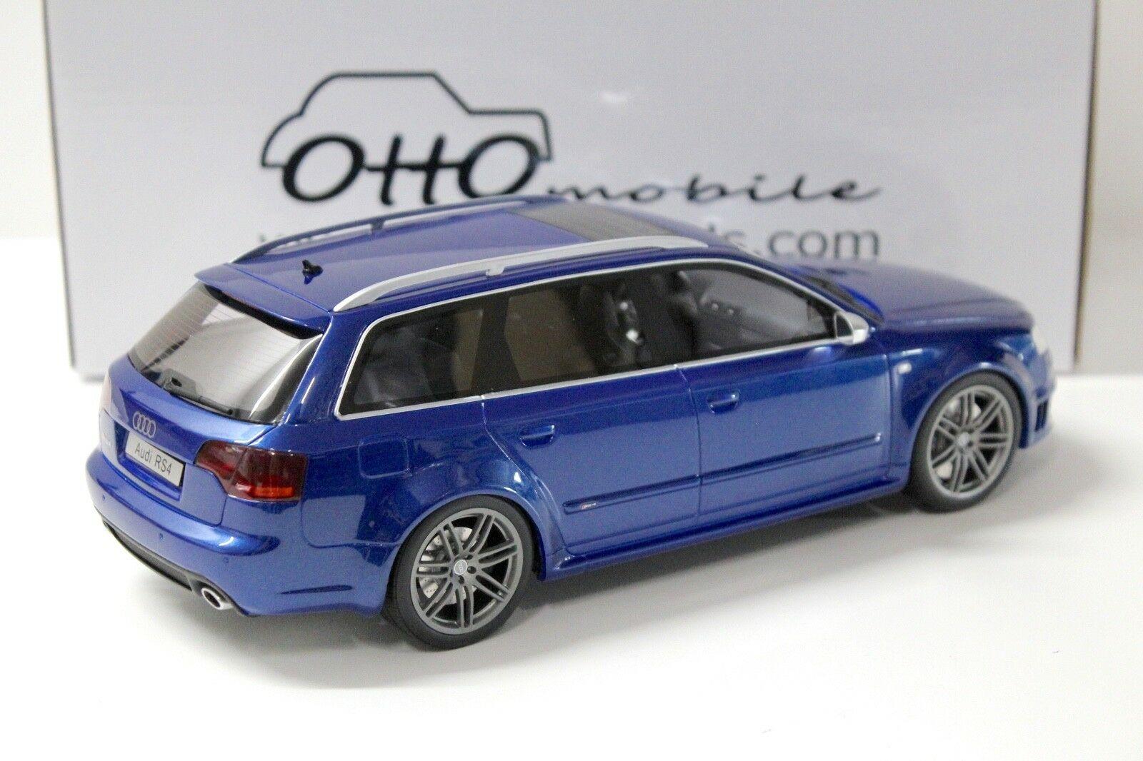 1:18 OTTO mobile OT785 Audi RS4 Avant B7 sepang blue