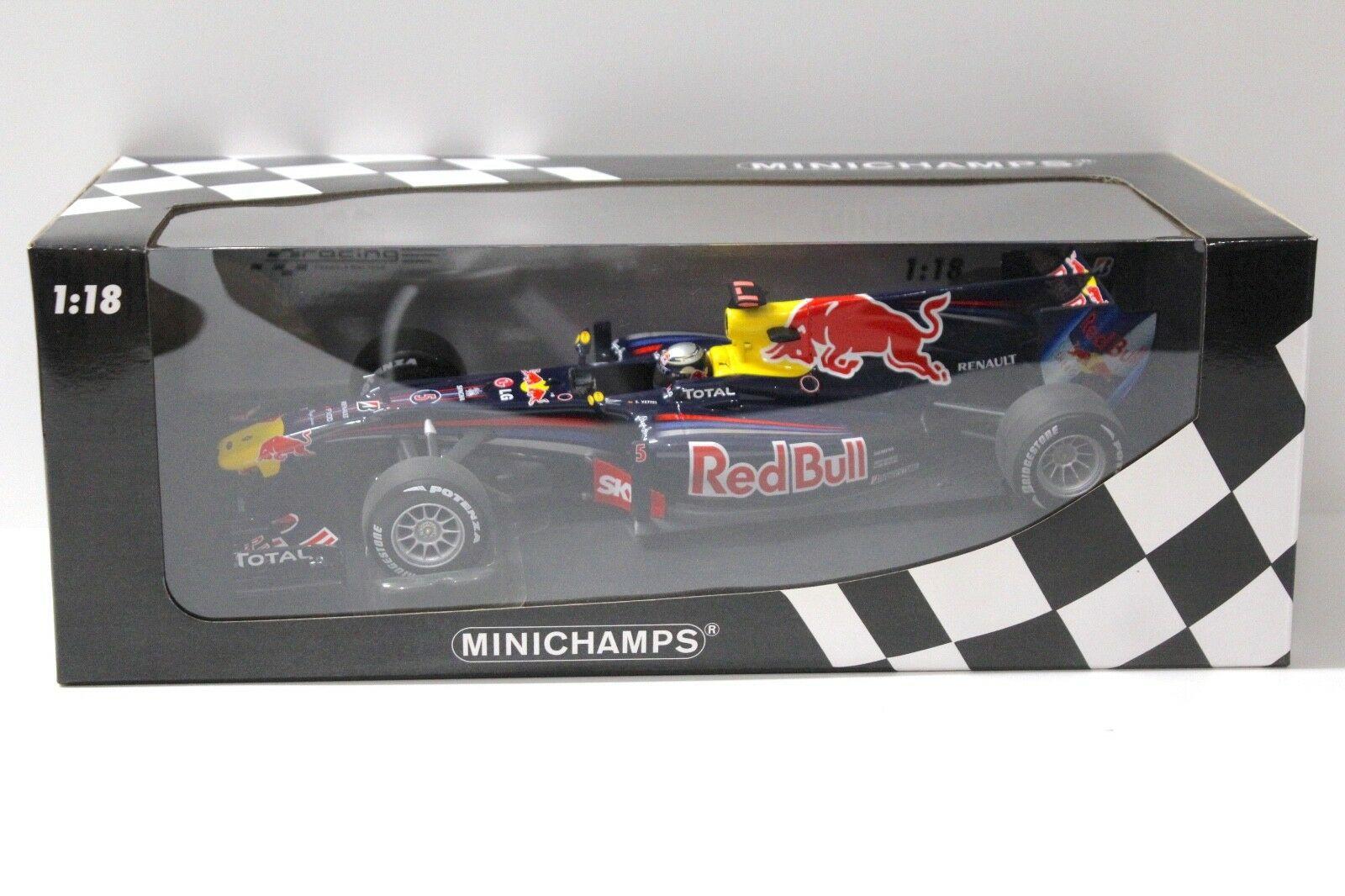 1:18 Minichamps Red Bull Racing RB6 F1 Vettel Brazil GP 2010