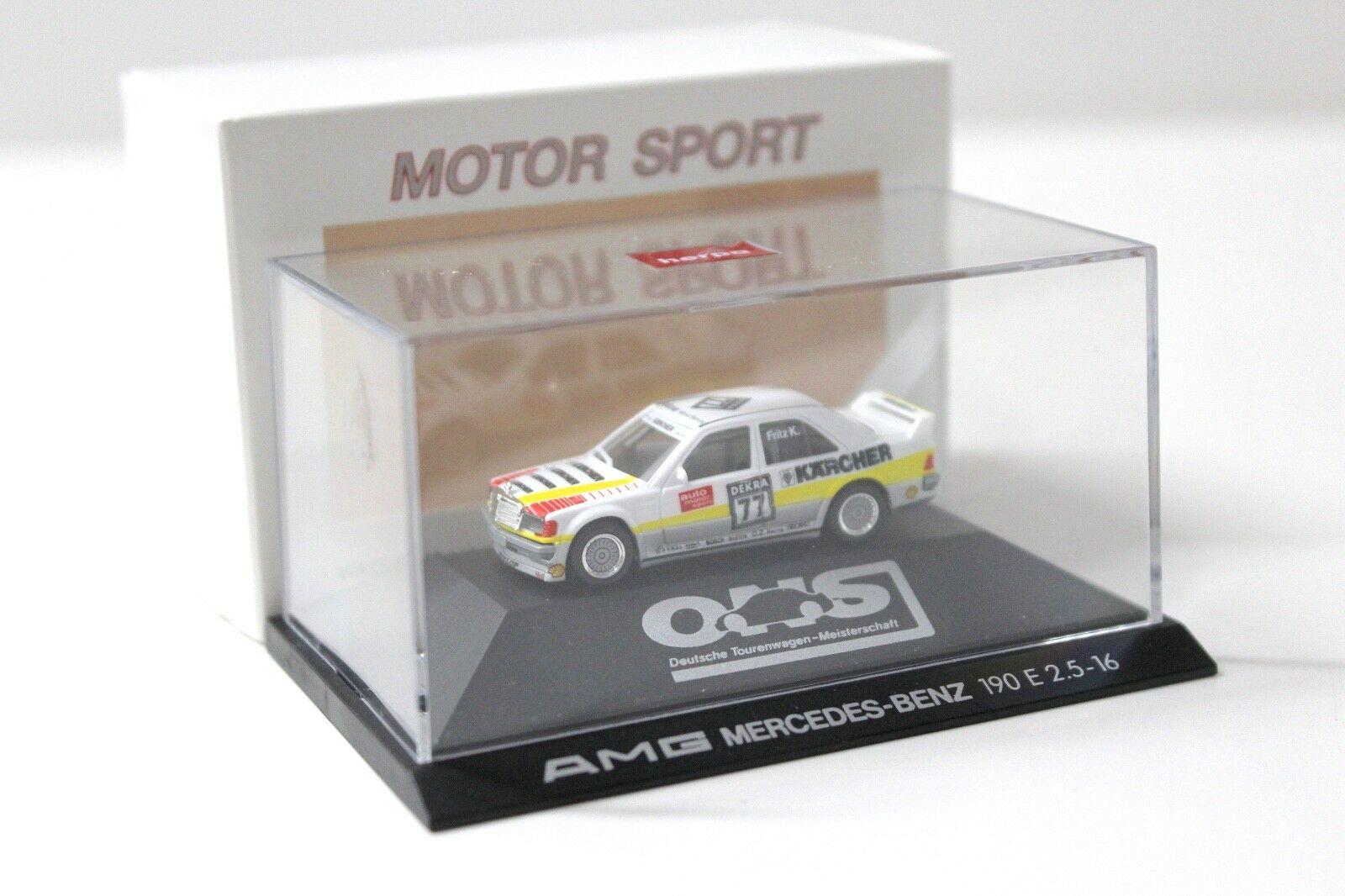 1:87 Herpa AMG Mercedes 190E 2.5-16 DTM Fritz K. #77