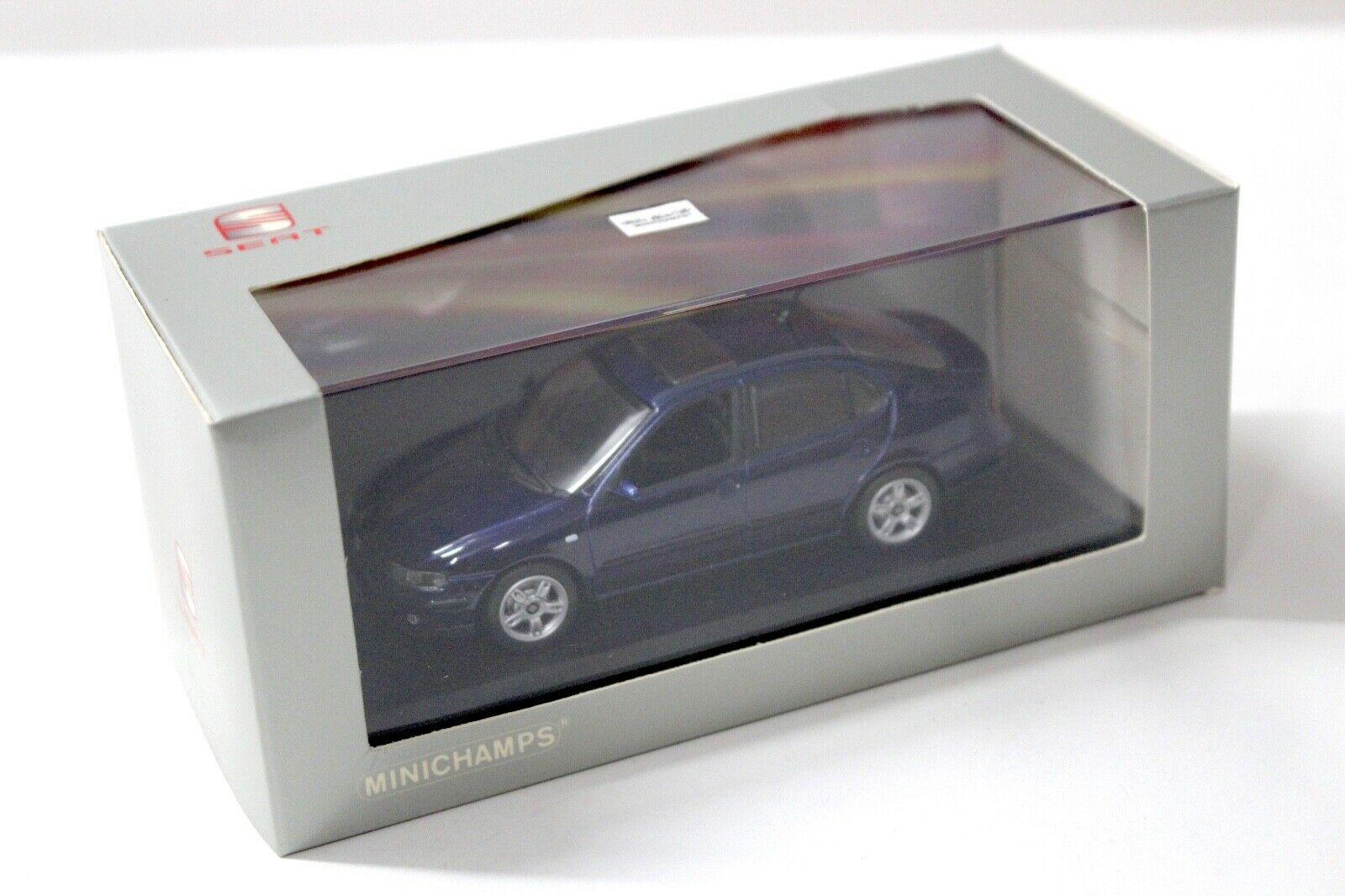 1:43 Minichamps Seat Toledo 2 Sedan blue DEALER VERSION