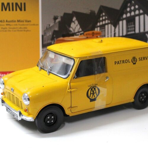 1:12 SunStar Austin Mini Van *PATROL SERVICE* 1963 yellow