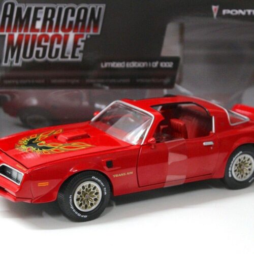 1:18 Auto World Pontiac Firebird Trans Am 1977 red