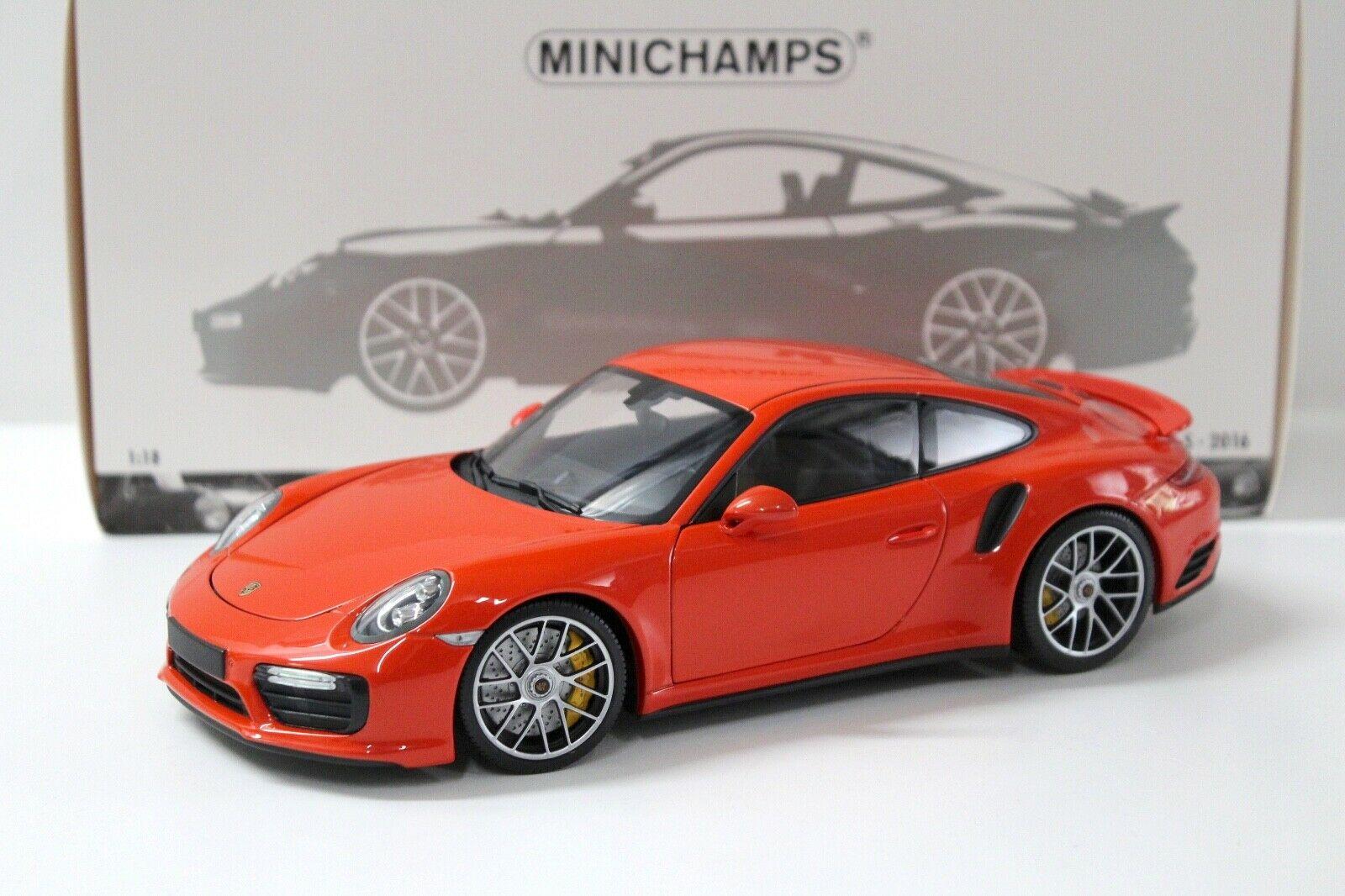 ID 41027 orig.jpg 1:18 Minichamps Porsche 911 991.II Turbo S Coupe orange 2016