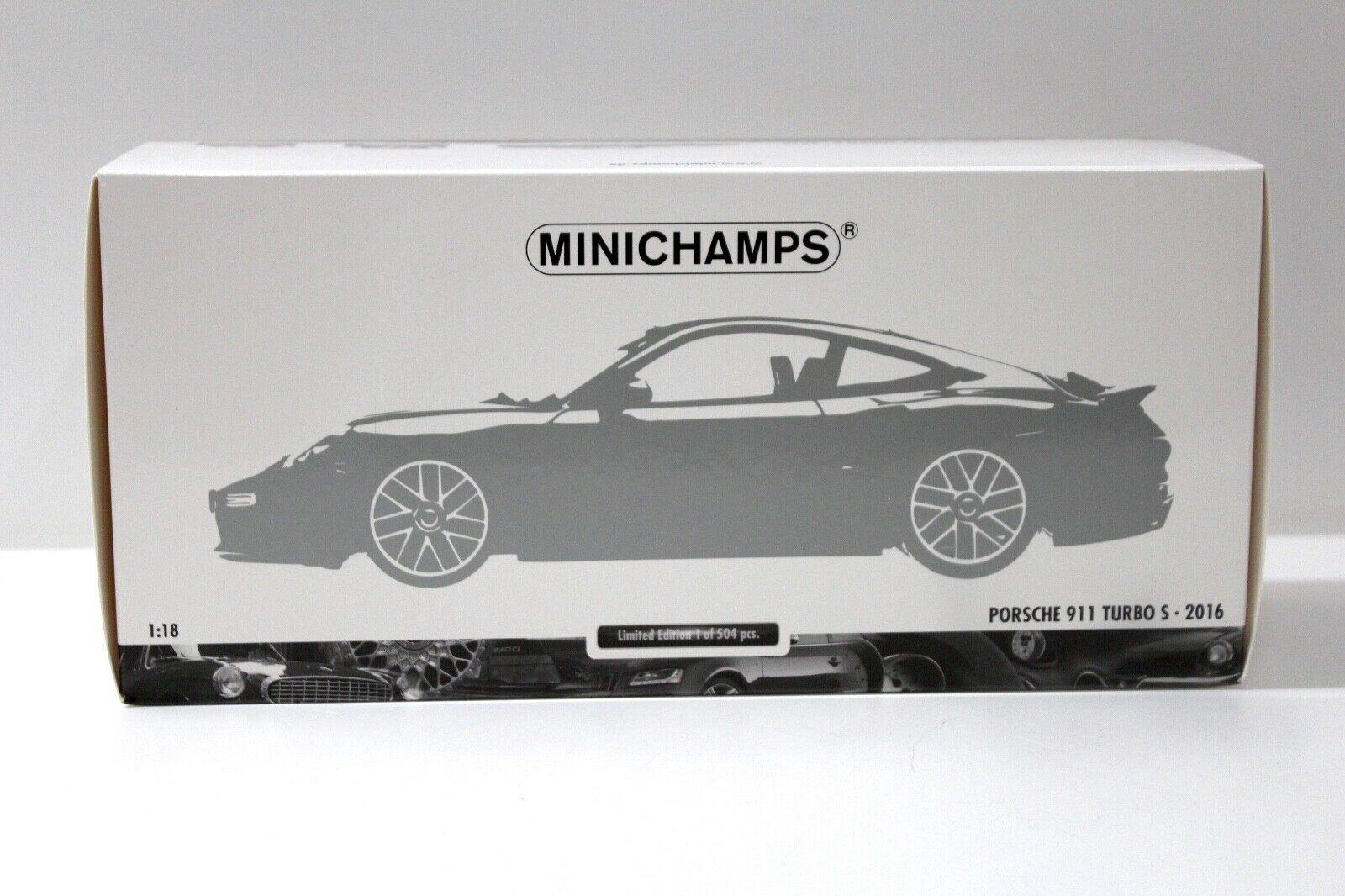 1:18 Minichamps Porsche 911 991.II Turbo S Coupe orange 2016