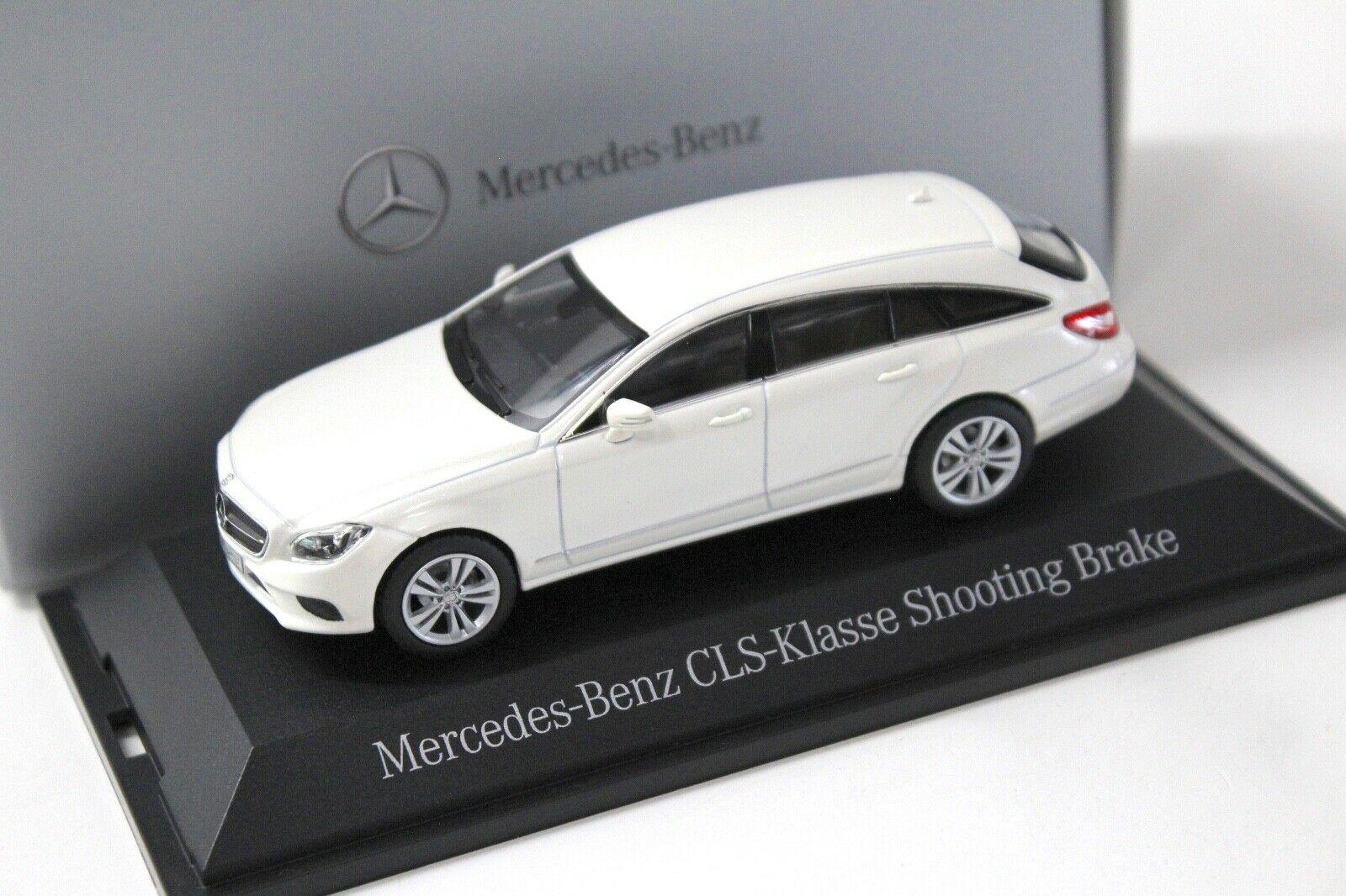 1:43 Norev Mercedes CLS Shooting Brake X218 Mopf white DEALER VERSION