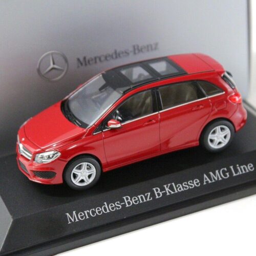 1:43 Norev Mercedes B-Klasse AMG Line red DEALER VERSION