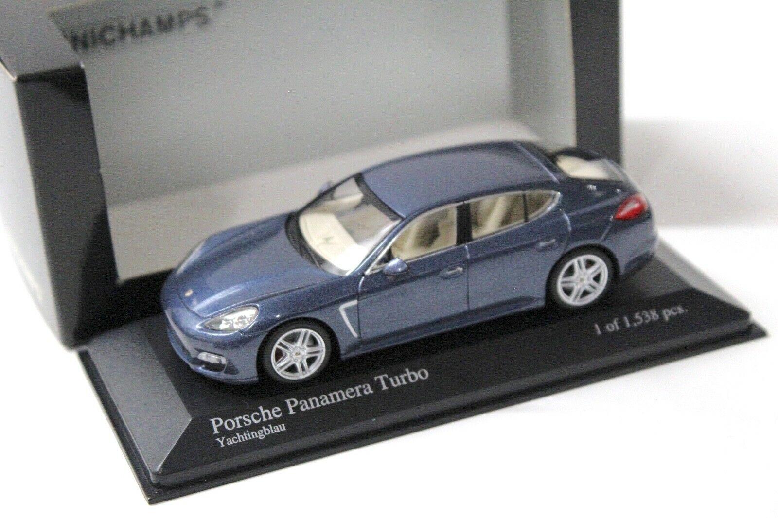 ID 41217 orig.jpg 1:43 Minichamps Porsche Panamera Turbo Yachting blue