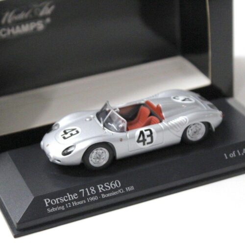 1:43 Minichamps Porsche 718 RS60 Sebring 12 Hours #43