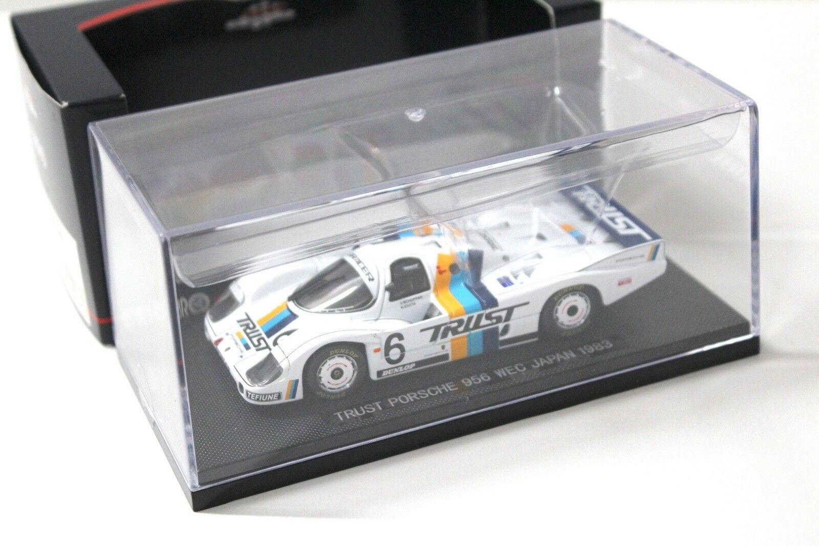 1:43 EBBRO Trust Porsche 956 WEC Japan 1983 Schuppan #6 white