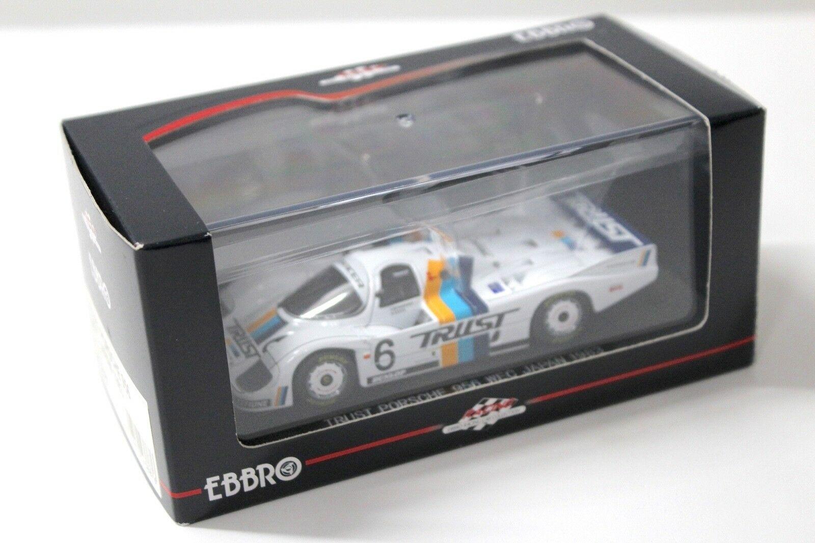 1:43 EBBRO Trust Porsche 956 WEC Japan 1983 Schuppan #6 white