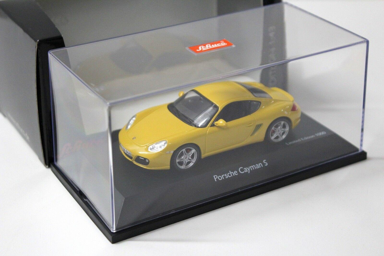 1:43 Schuco Porsche Cayman S yellow