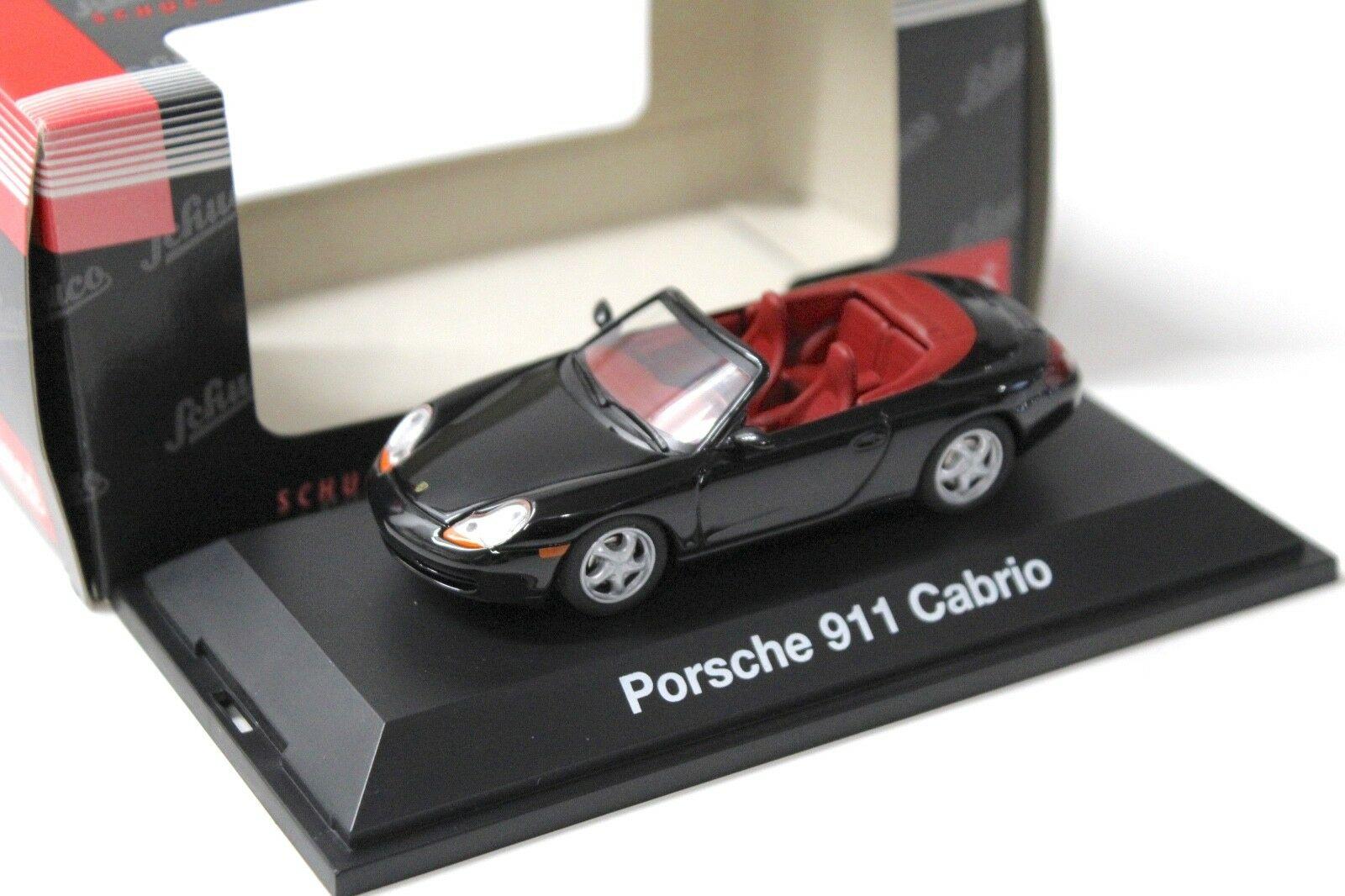 1:43 Schuco Porsche 911 (996) Cabriolet black
