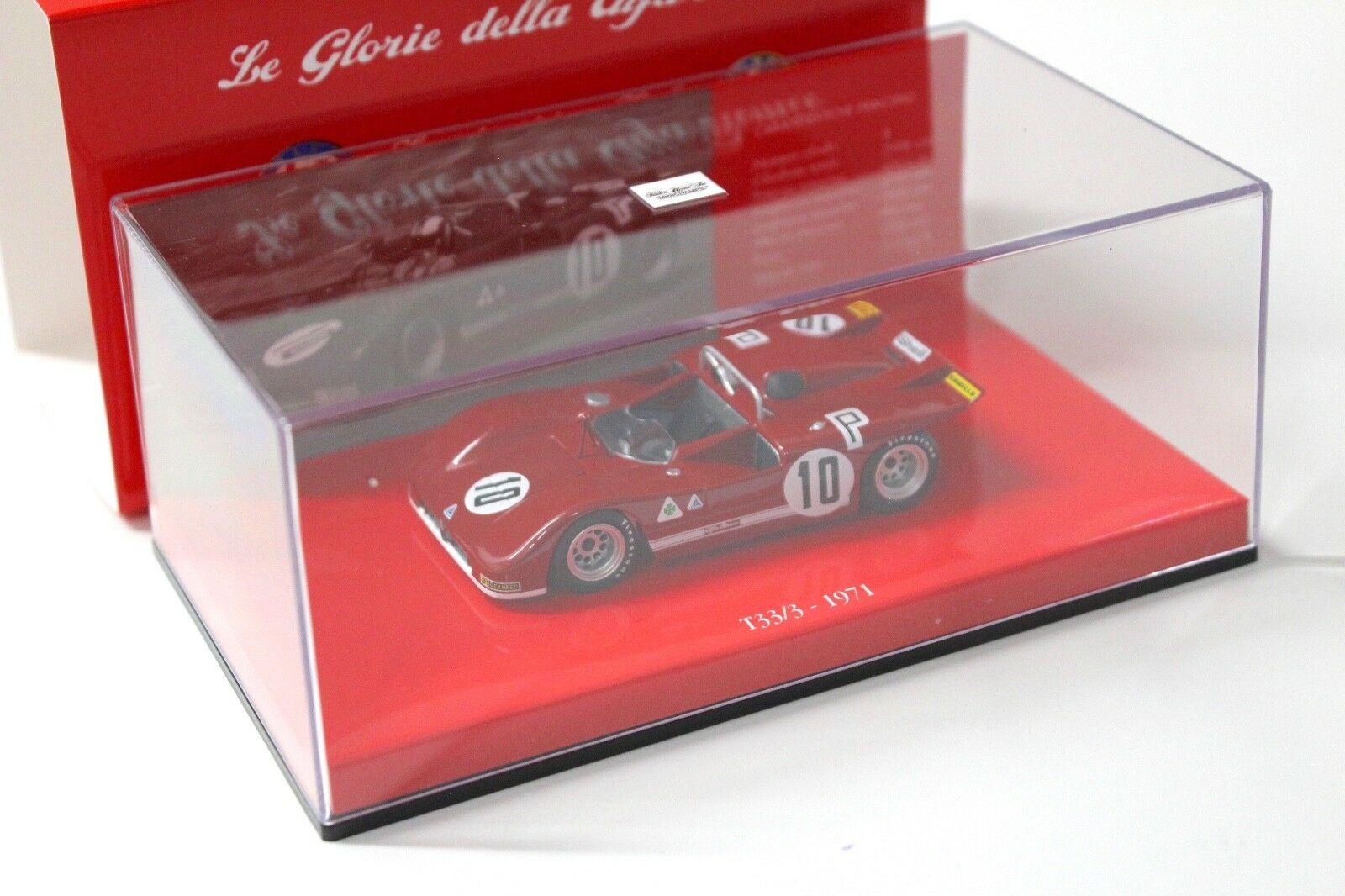 1:43 Minichamps Alfa Romeo T33/3 1971 red #10