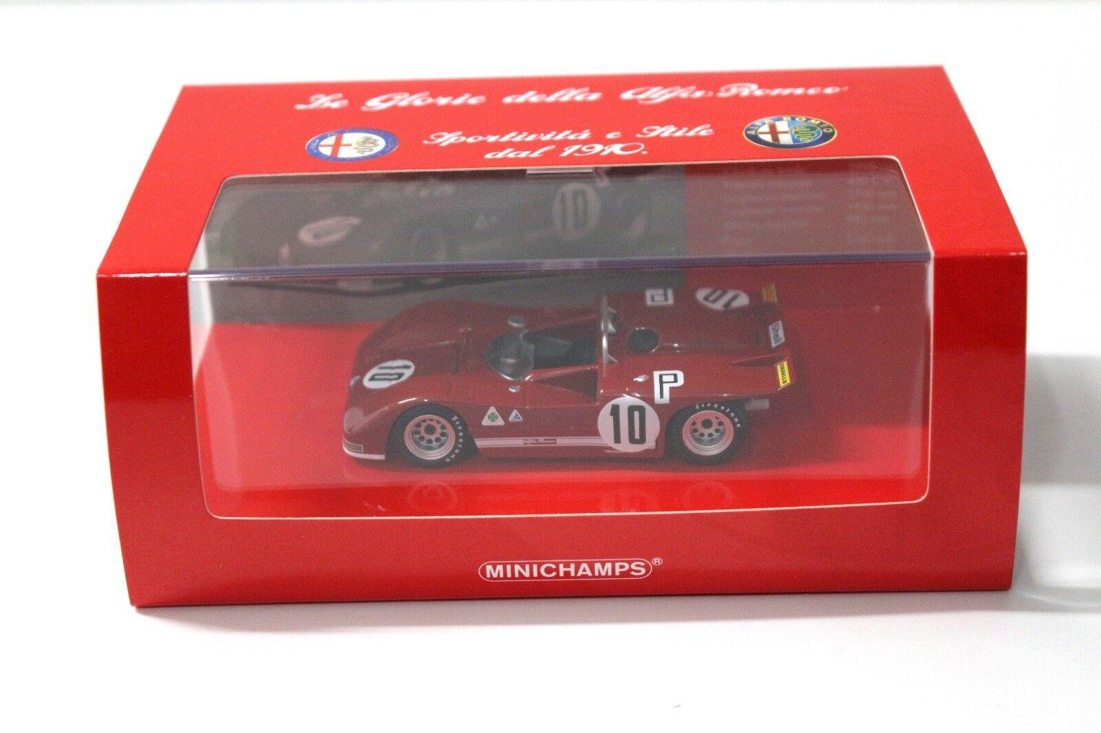 1:43 Minichamps Alfa Romeo T33/3 1971 red #10