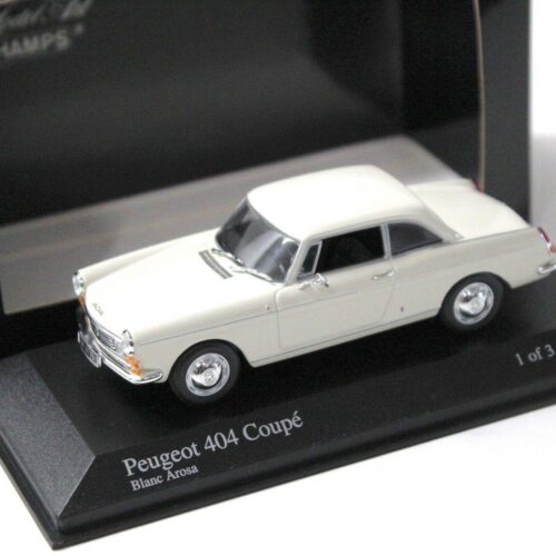 1:43 Minichamps Peugeot 404 Coupe beige white 1962