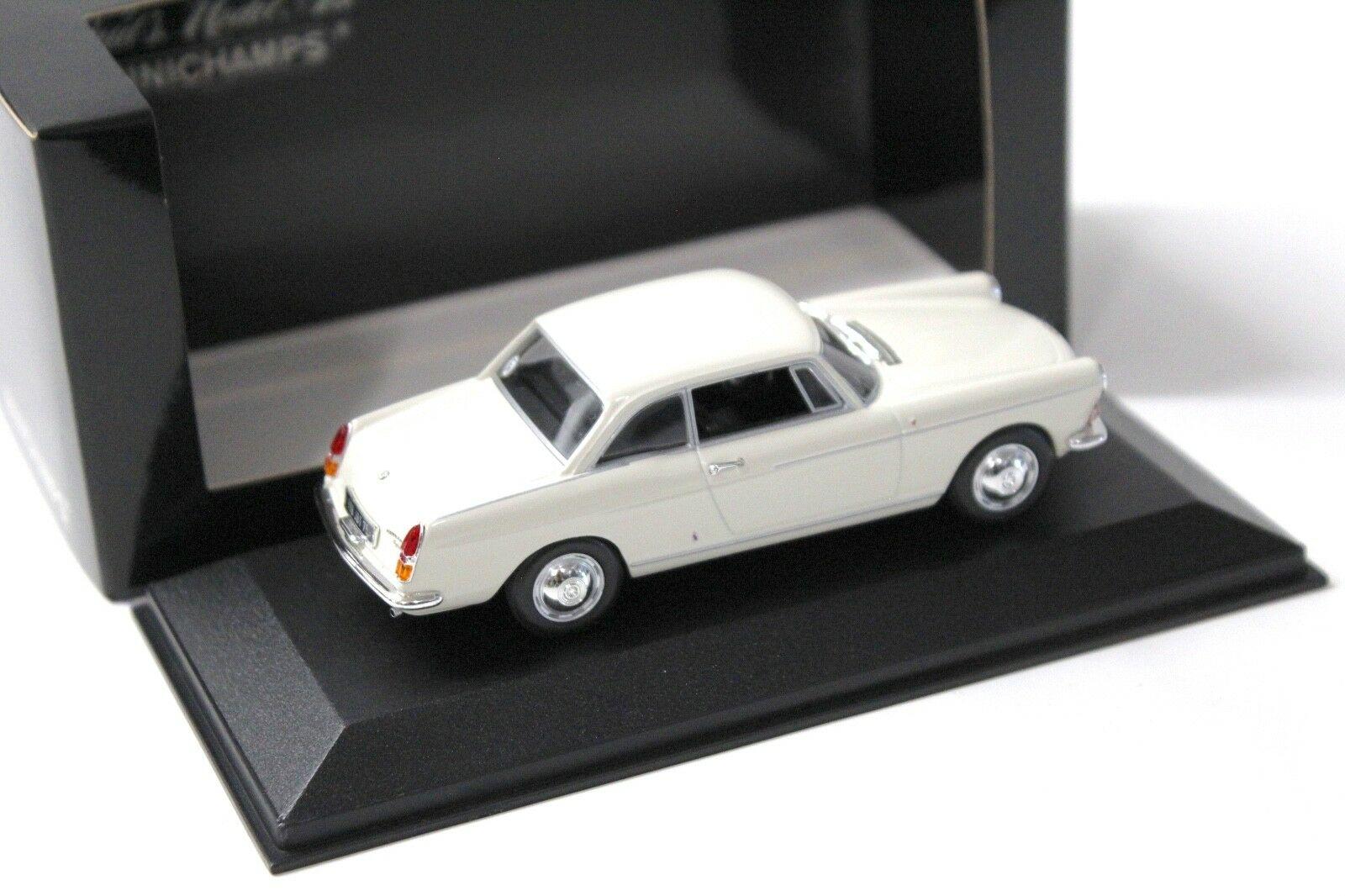 1:43 Minichamps Peugeot 404 Coupe beige white 1962