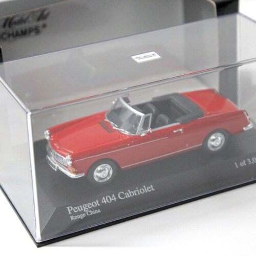 1:43 Minichamps Peugeot 404 Cabriolet red 1962