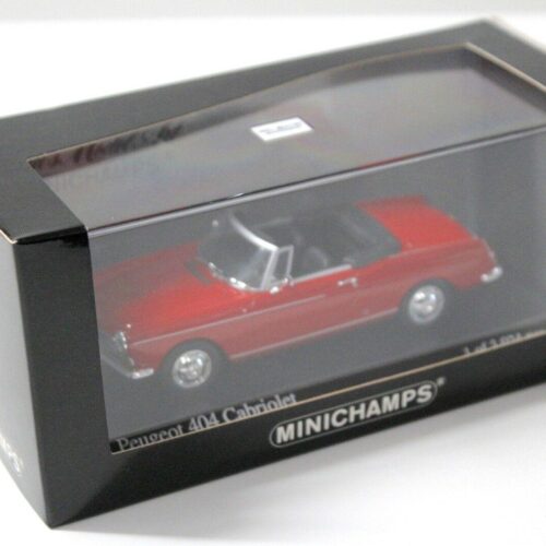 1:43 Minichamps Peugeot 404 Cabriolet red 1962