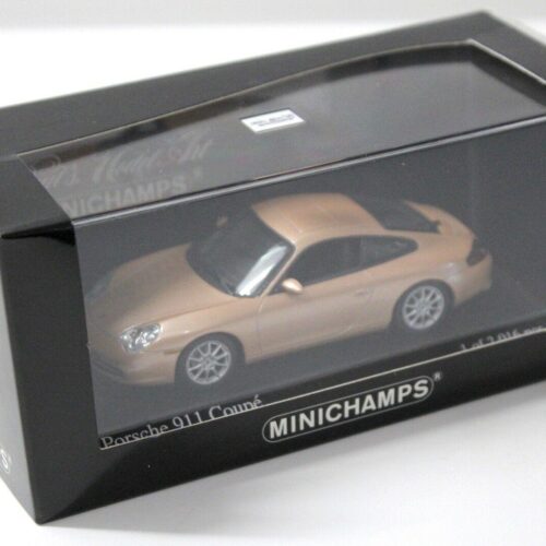 1:43 Minichamps Porsche 911 (996) Carrera Coupe Lachs silver