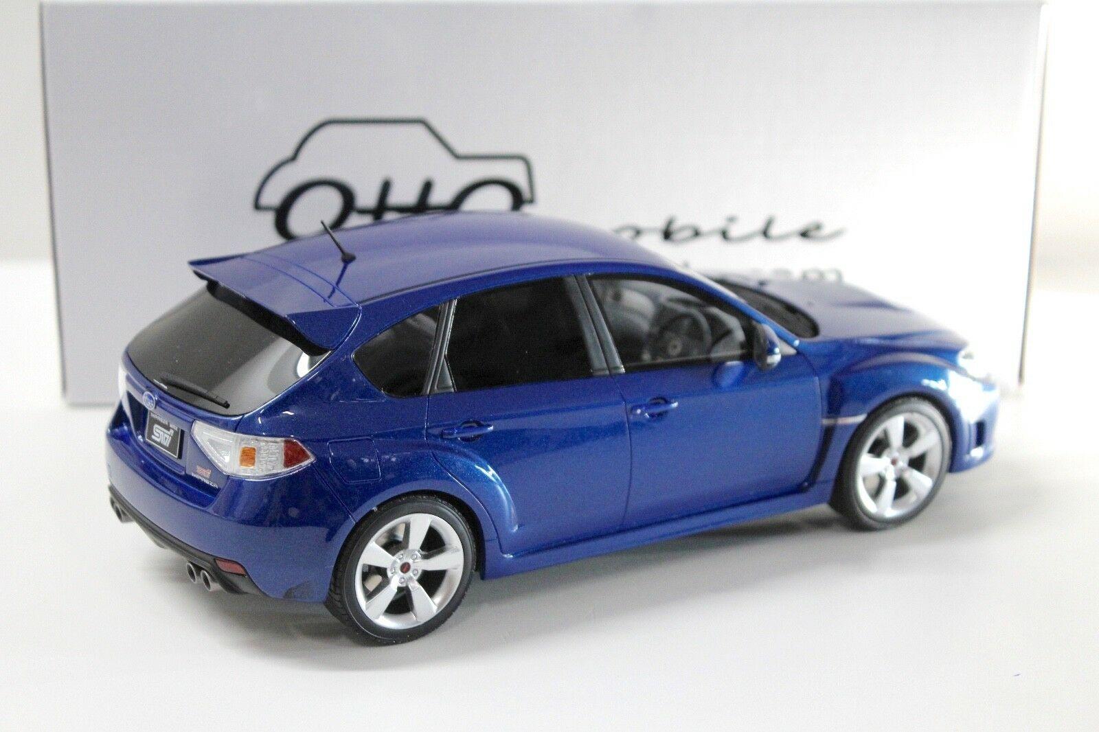 1:18 OTTO mobile OT250 Subaru Impreza WRX STI 2008 blue