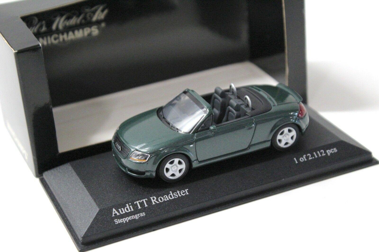 1:43 Minichamps Audi TT Roadster Steppengras green