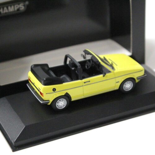 1:43 Minichamps VW Golf 1 MKI Cabriolet lemon yellow 1980