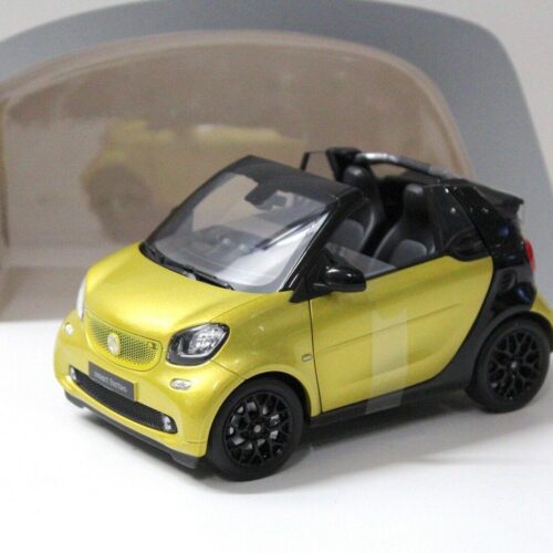 1:18 Norev Smart Fortwo Cabrio yellow/black DEALER VERSION
