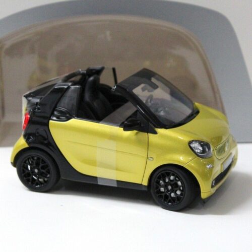 1:18 Norev Smart Fortwo Cabrio yellow/black DEALER VERSION