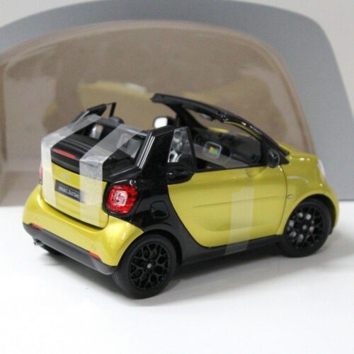 1:18 Norev Smart Fortwo Cabrio yellow/black DEALER VERSION
