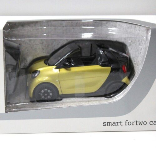 1:18 Norev Smart Fortwo Cabrio yellow/black DEALER VERSION