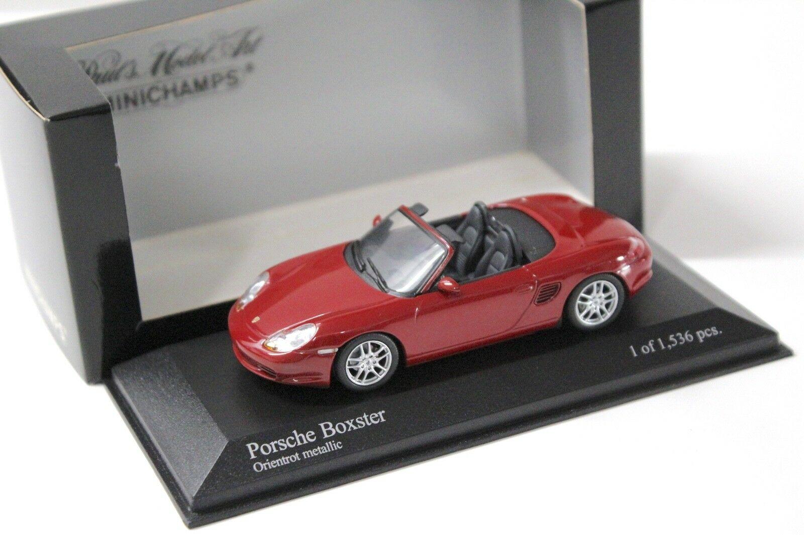 1:43 Minichamps Porsche Boxster Orient red 2002