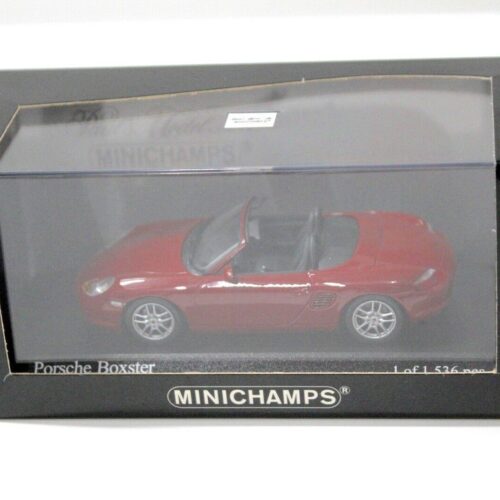 1:43 Minichamps Porsche Boxster Orient red 2002