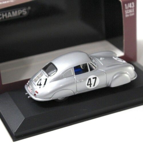 1:43 Minichamps Porsche 356 Le Mans 24h 1951 Sauerwein #47 silver - Image 2