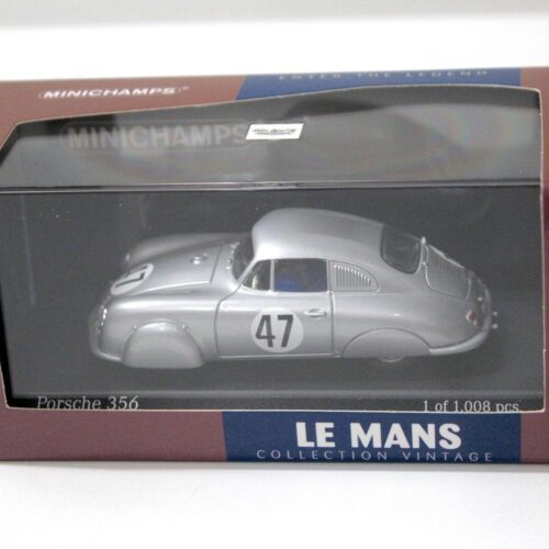 1:43 Minichamps Porsche 356 Le Mans 24h 1951 Sauerwein #47 silver - Image 4
