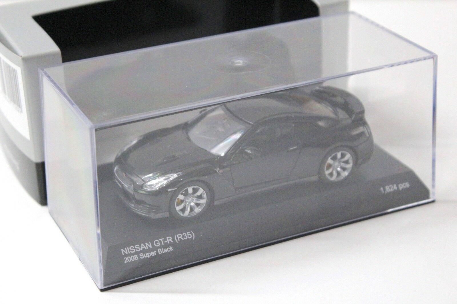 1:43 Kyosho Nissan GT-R R35 Super black 2008
