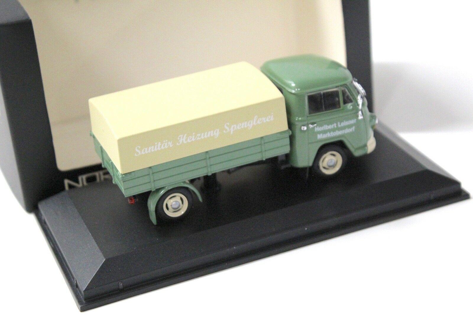 1:43 Norev Tempo Wiking LKW Sanitär Heizung green