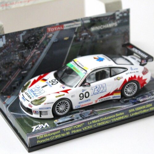1:43 Minichamps Porsche 911 GT3 RS T2M #90 SPA 2004 white