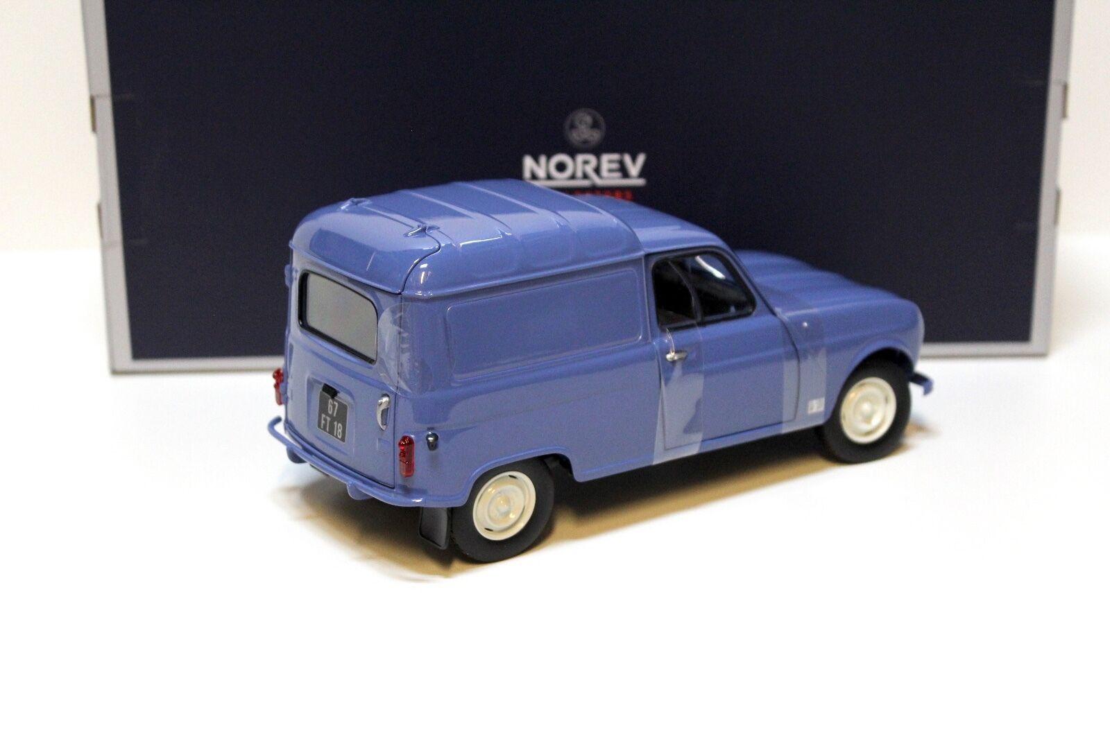1:18 Norev Renault 4 Fourgonnette 1965 blue