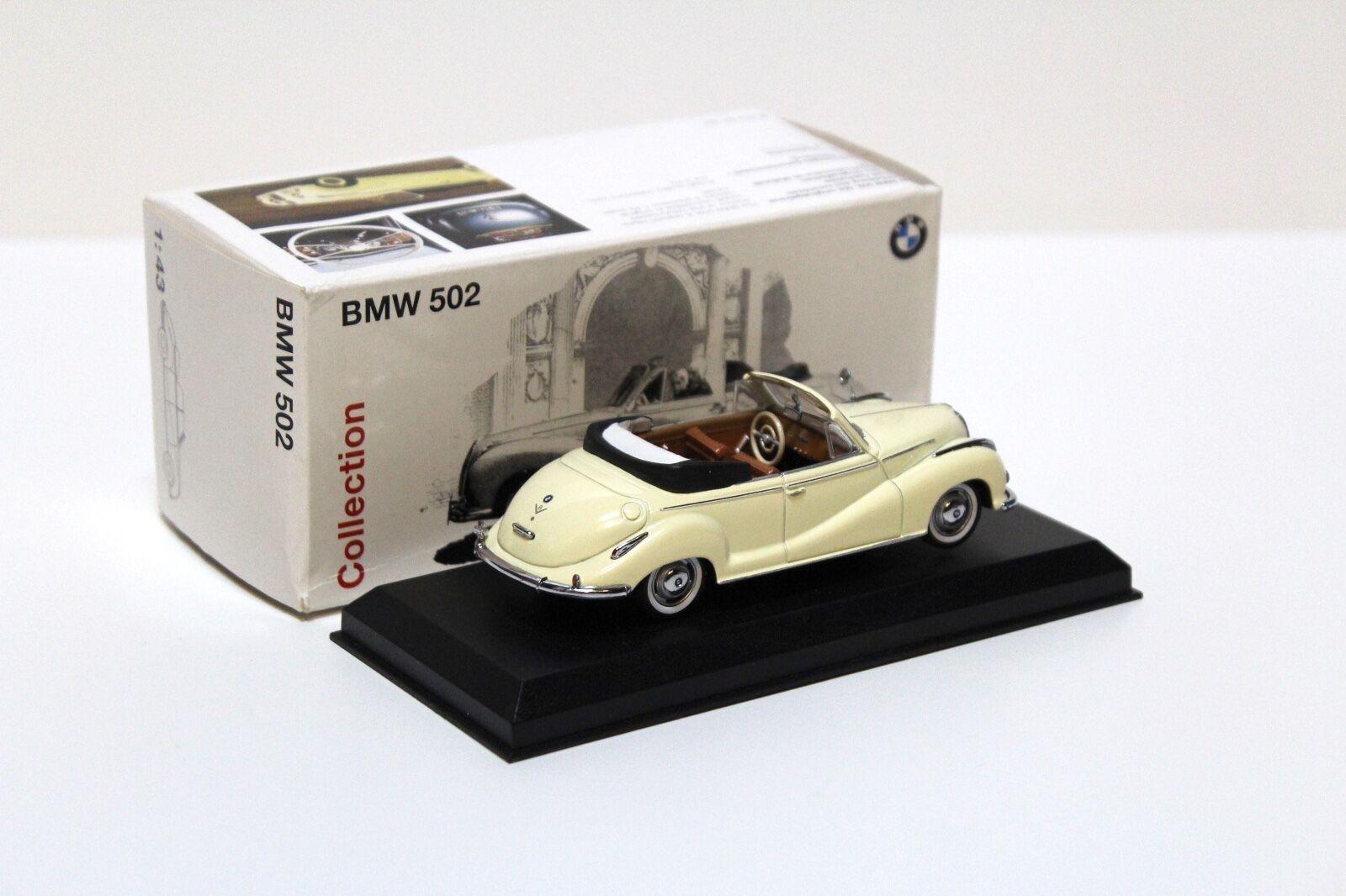 1:43 Detail Cars BMW 502 Cabrio beige DEALER VERSION