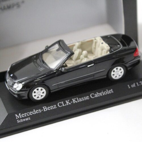 1:43 Minichamps Mercedes CLK Convertible 2003 black