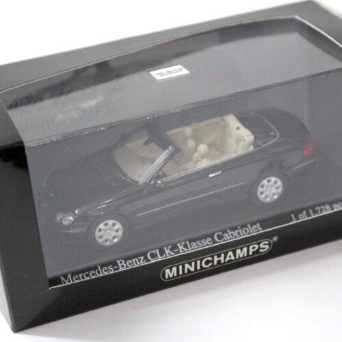 1:43 Minichamps Mercedes CLK Convertible 2003 black - Image 3