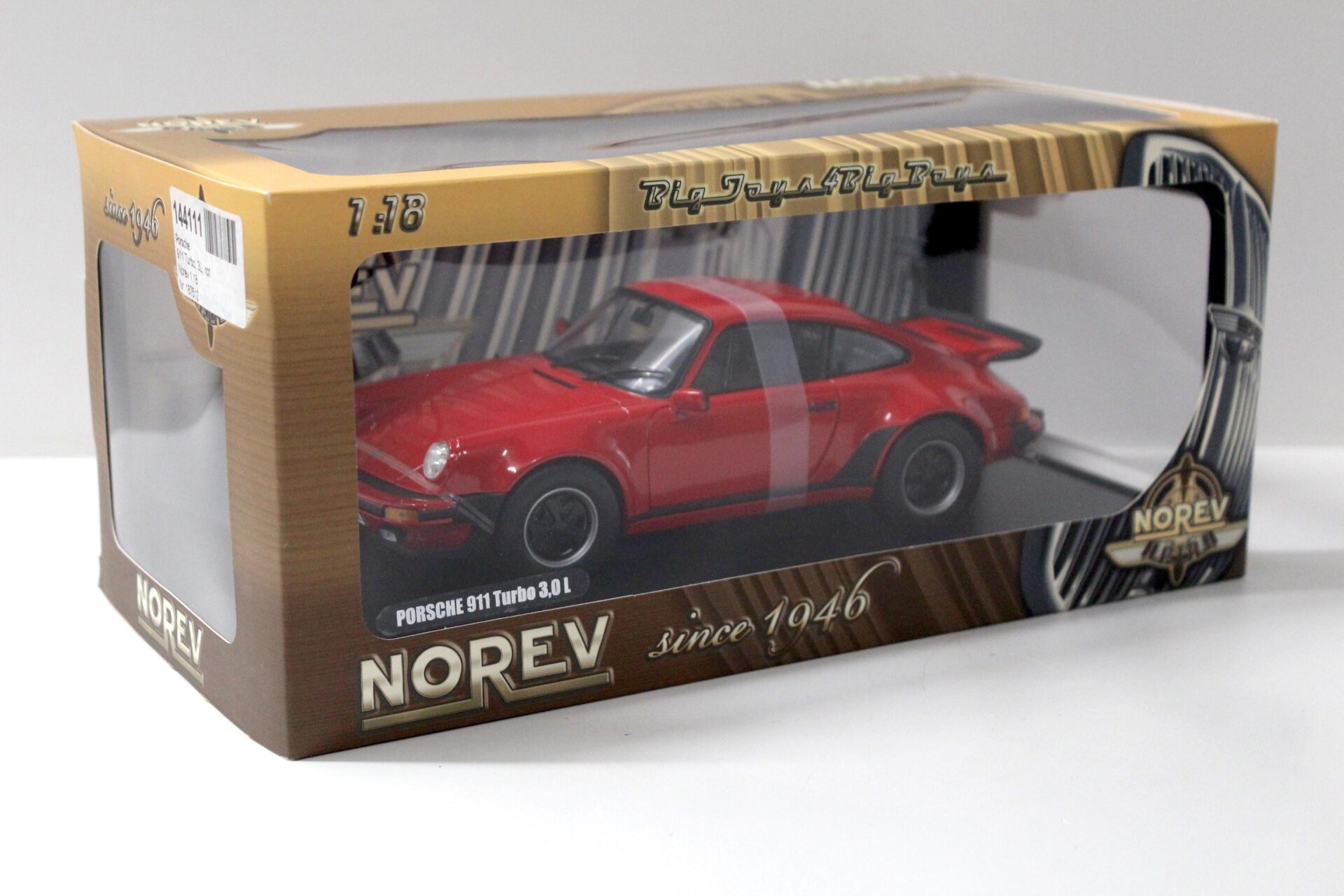 1:18 Norev Porsche 911 Turbo 3.0L Coupe red