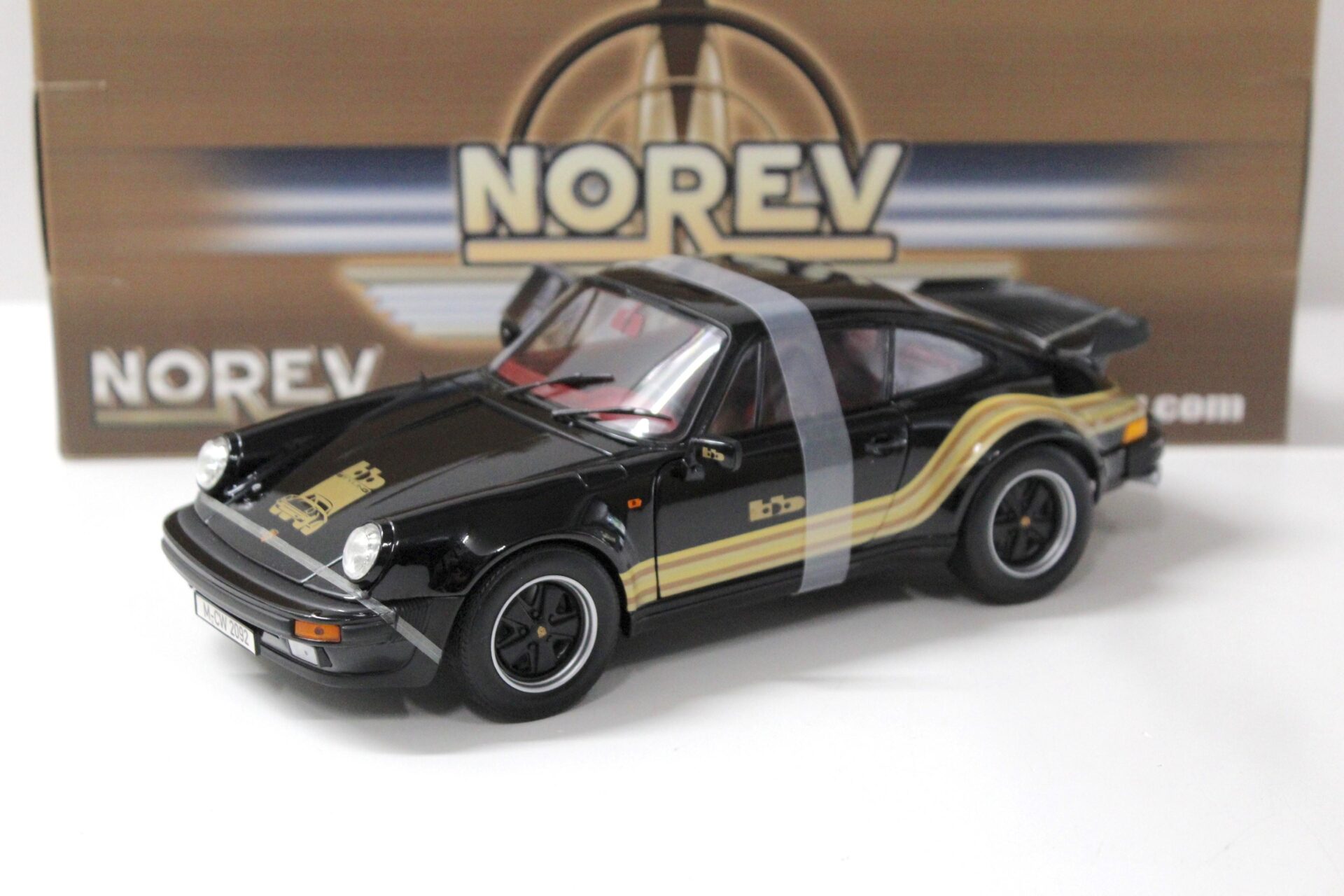 1:18 Norev Porsche 911 Turbo 3.3L Coupe Buchmann B&B Design black