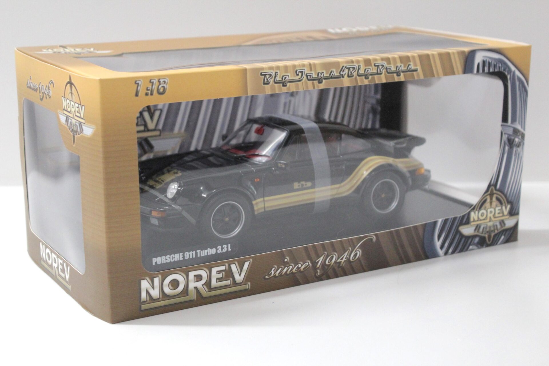 1:18 Norev Porsche 911 Turbo 3.3L Coupe Buchmann B&B Design black