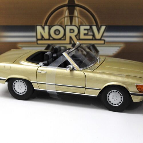 1:18 Norev Mercedes 300SL Cabriolet W107 gold metallic