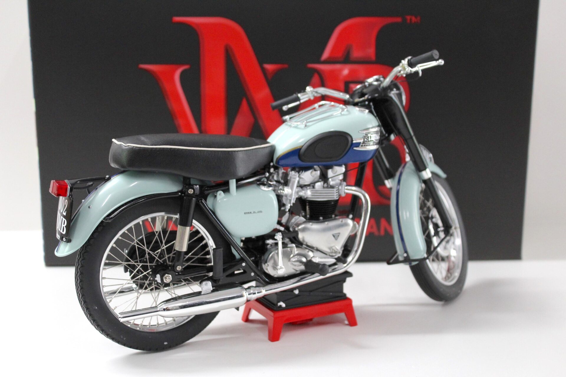 1:6 VMB Triumph Bonneville T120 *Blue Tank* Premium Bike Motorrad