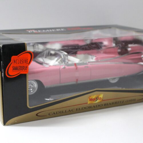 1:18 Maisto Cadillac Eldorado Biarritz 1959 Convertible pink/ rosa