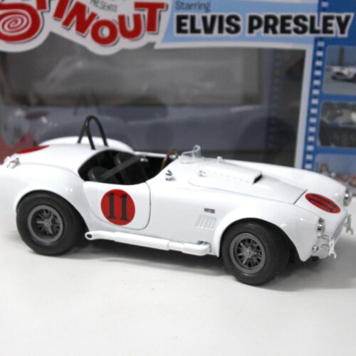 1:18 Auto World 1965 Shelby Cobra 427 S/C Elvis Presley #11 white