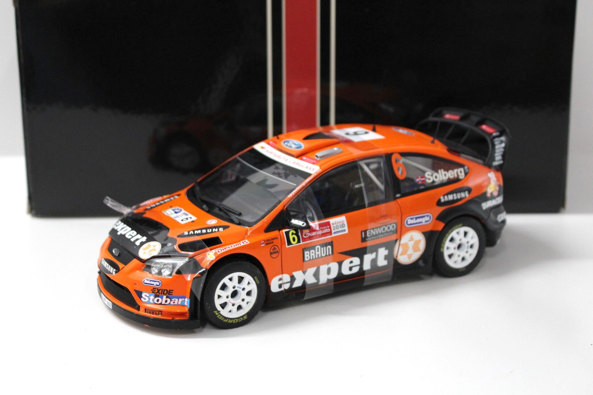 1:18 SunStar Ford Focus RS WRC08 Rally Mexico 2010 #6 Solberg/Minor