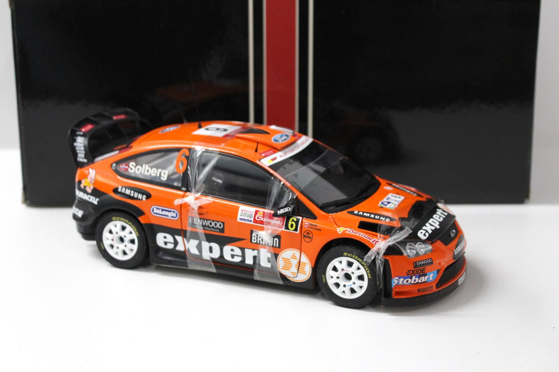 1:18 SunStar Ford Focus RS WRC08 Rally Mexico 2010 #6 Solberg/Minor
